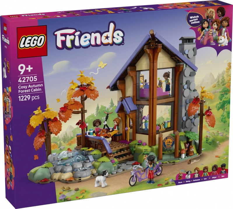 LEGO LEGO® Friends 42705 Útulná chata v podzimním lese