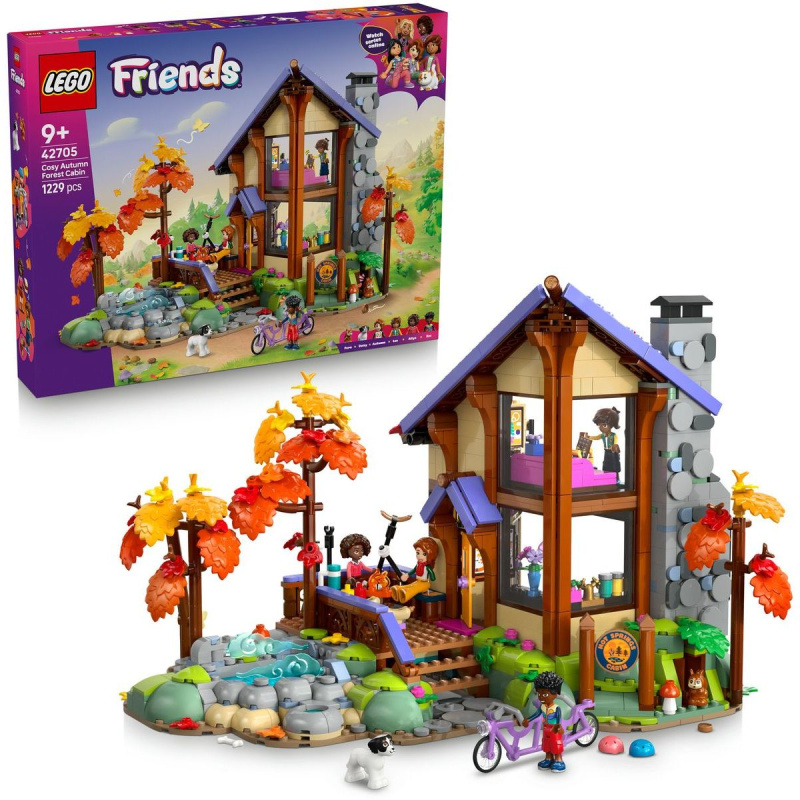 LEGO LEGO® Friends 42705 Útulná chata v podzimním lese