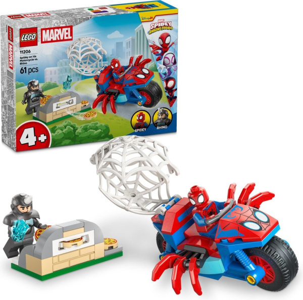 LEGO® Spidey 11206 Spidey na motorce vs. Rhino