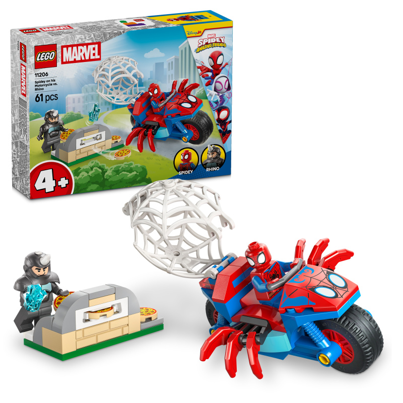 LEGO® Spidey 11206 Spidey na motorce vs. Rhino