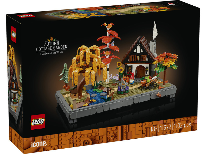 LEGO® Icons 11372 Chata a podzimní zahrada