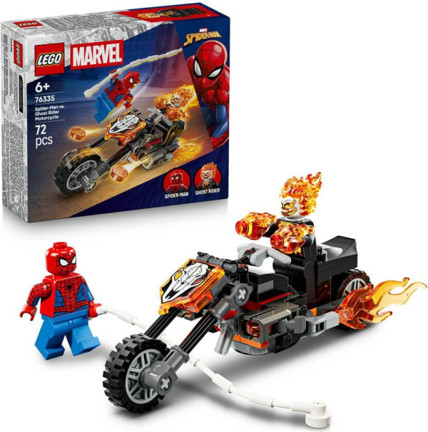 LEGO® | Marvel 76335 Spider-Man vs. Ghost Rider na motorce