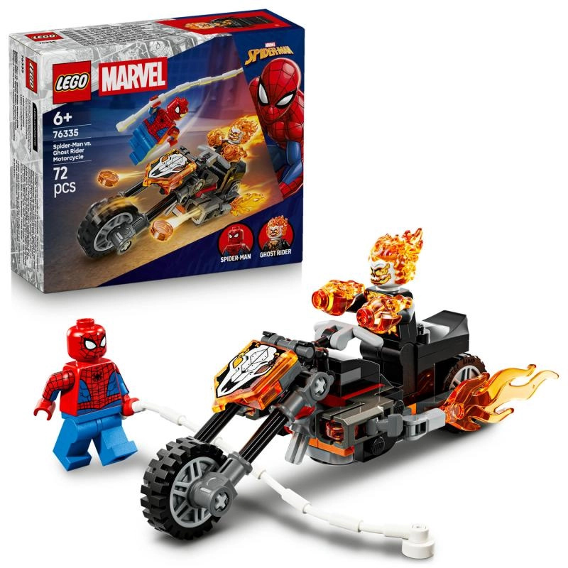 LEGO® | Marvel 76335 Spider-Man vs. Ghost Rider na motorce