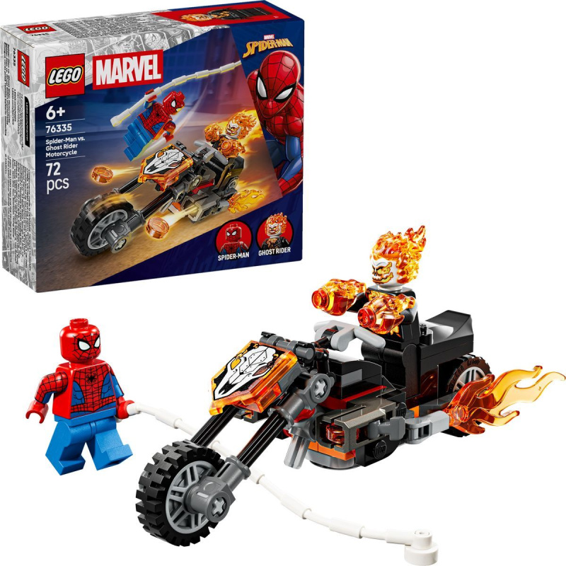 LEGO® | Marvel 76335 Spider-Man vs. Ghost Rider na motorce