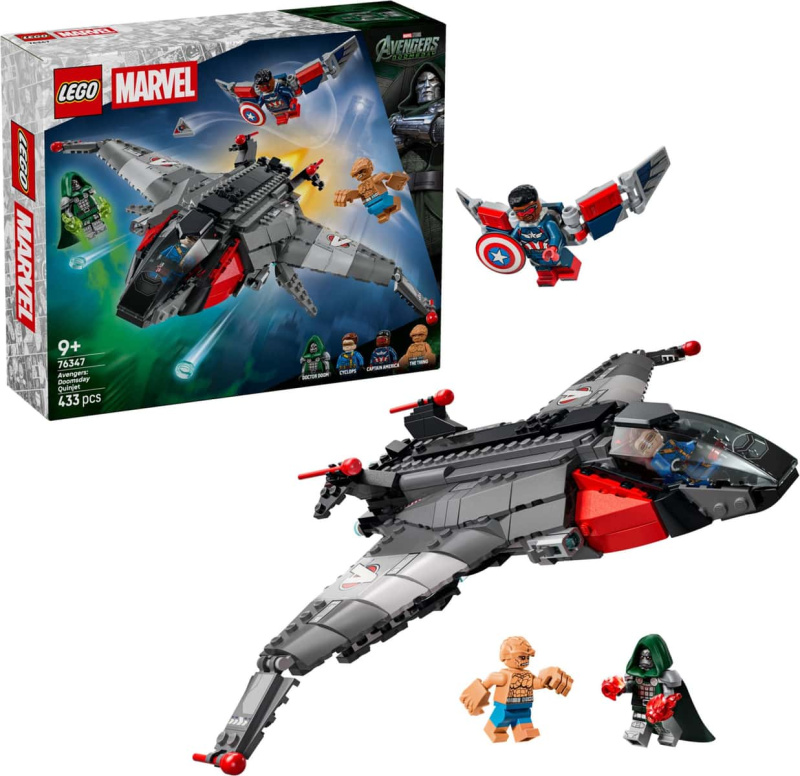Lego® marvel 76347 avengers: doomsday: quinjet