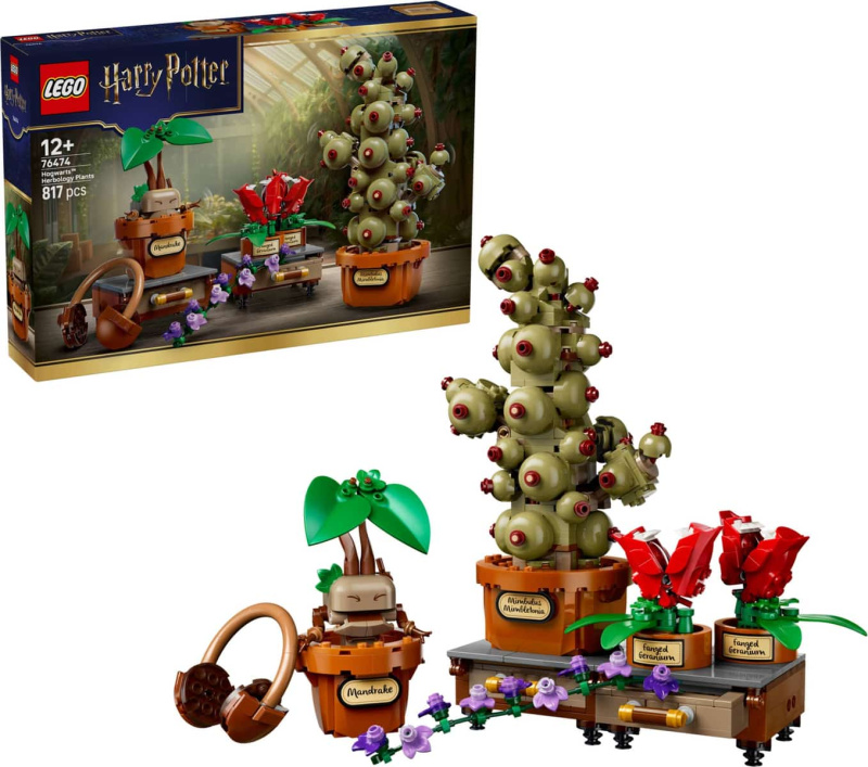 LEGO LEGO® Harry Potter™ 76474 Rostliny z hodiny bylinkářství v Bradavicích