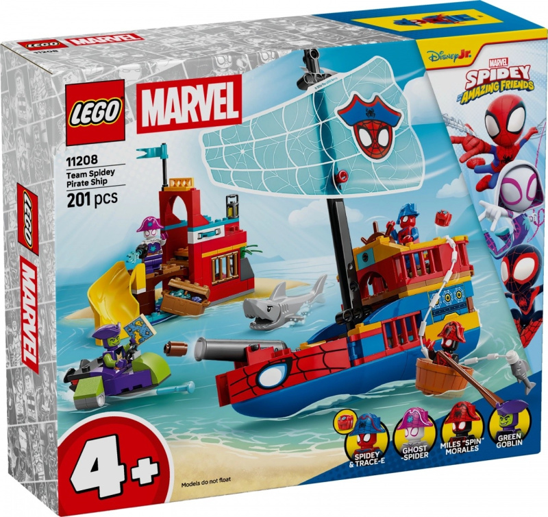 LEGO® Spidey 11208 Pirátská loď Spideyho týmu