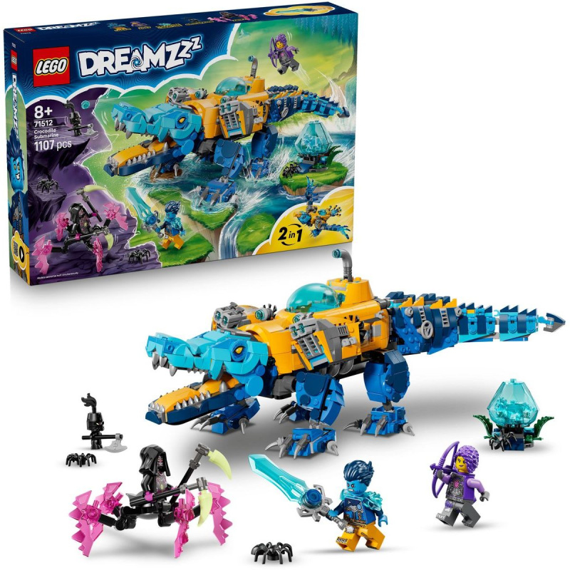 LEGO® DREAMZzz™ 71512 Krokodýlí ponorka