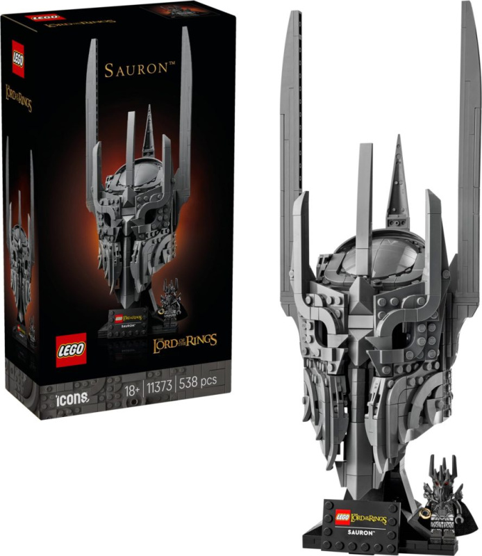 LEGO® Icons 11373 Pán prsteňov: Sauronova helma - hra z kategorie Lego Pán prstenů
