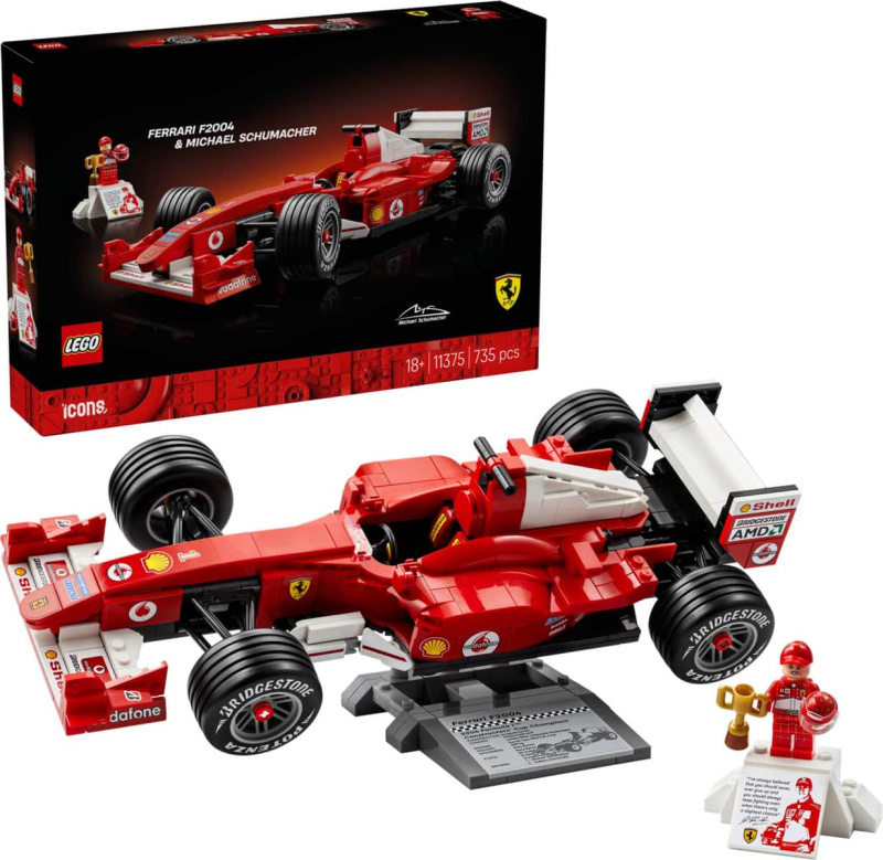 LEGO® Icons 11375 Ferrari F2004 a Michael Schumacher