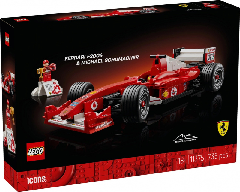 LEGO® Icons 11375 Ferrari F2004 a Michael Schumacher
