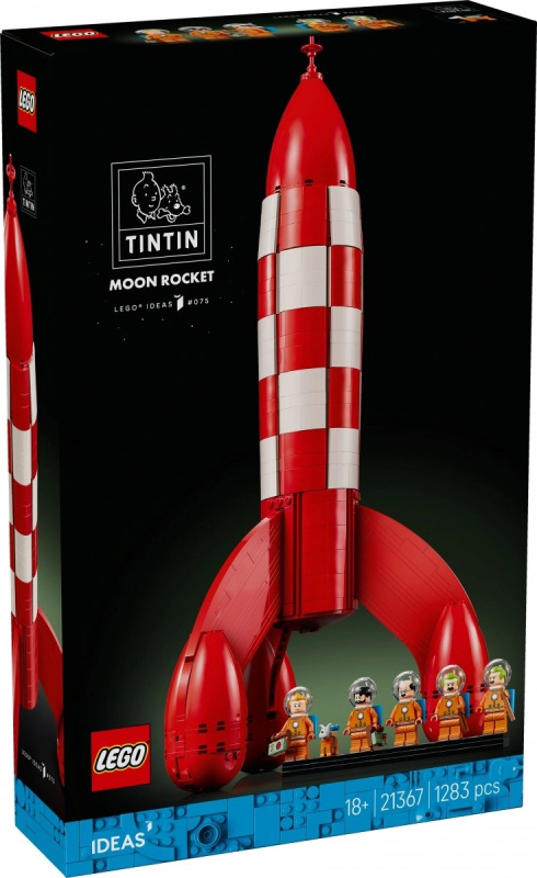 LEGO® Ideas 21367 Tintin® a raketa na Měsíc