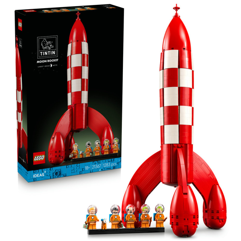 LEGO® Ideas 21367 Tintin® a raketa na Měsíc