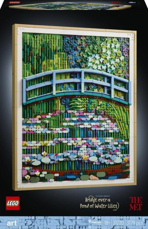 LEGO® Art 31220 Claude Monet – Most nad jazierkom s leknami