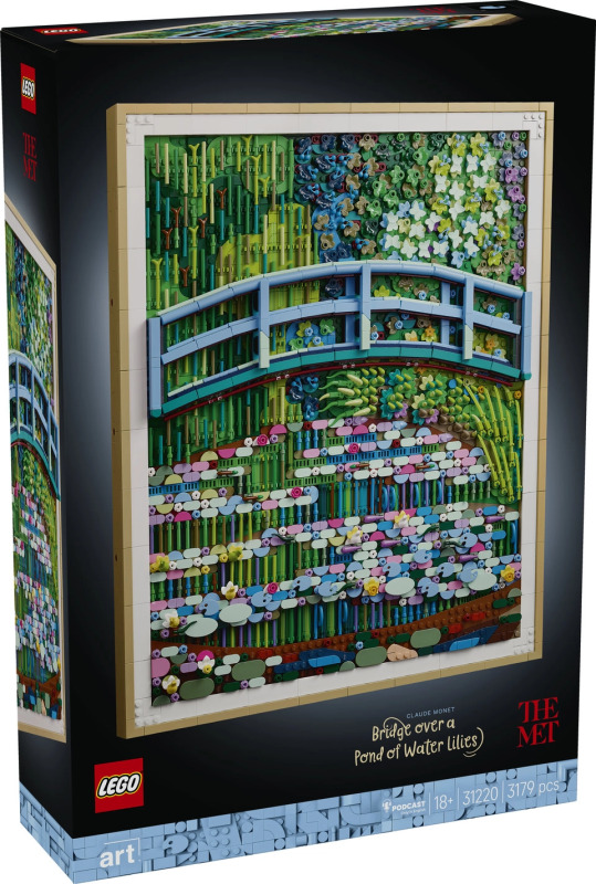 LEGO® Art 31220 Claude Monet – Most nad jazierkom s leknami
