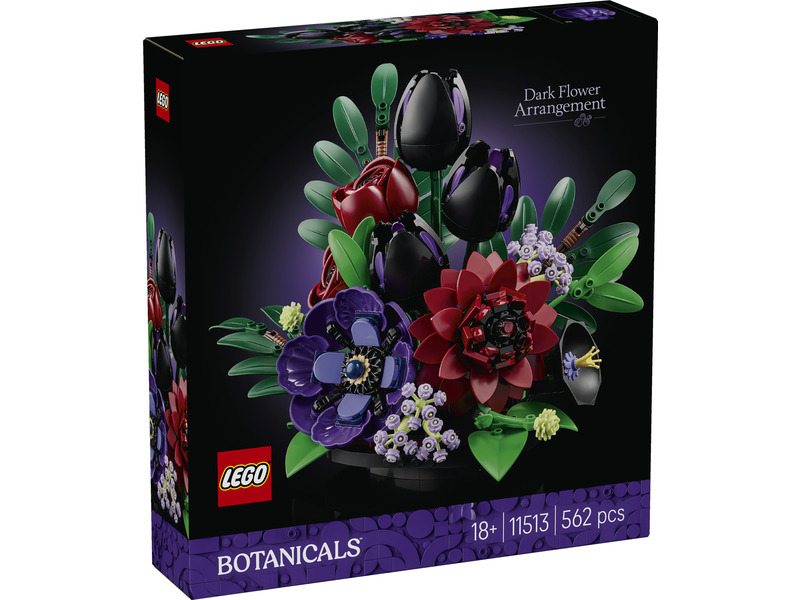 LEGO Botanicals 11513 Tmavá květinová kompozice