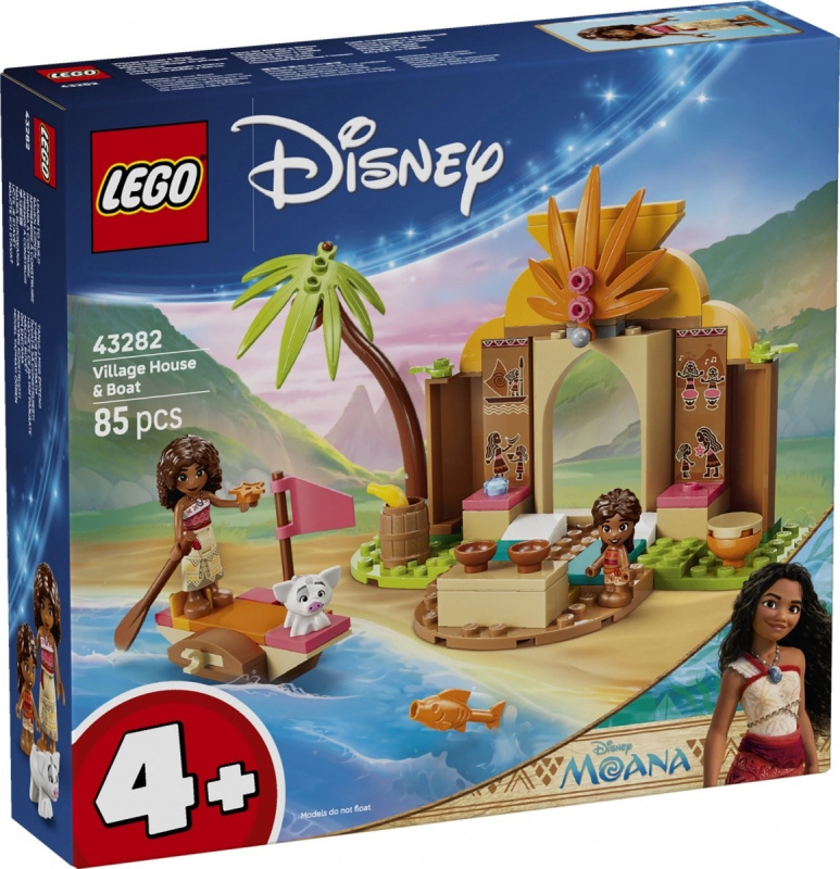 LEGO LEGO® │ Disney 43282 Vesnický dům a loďka