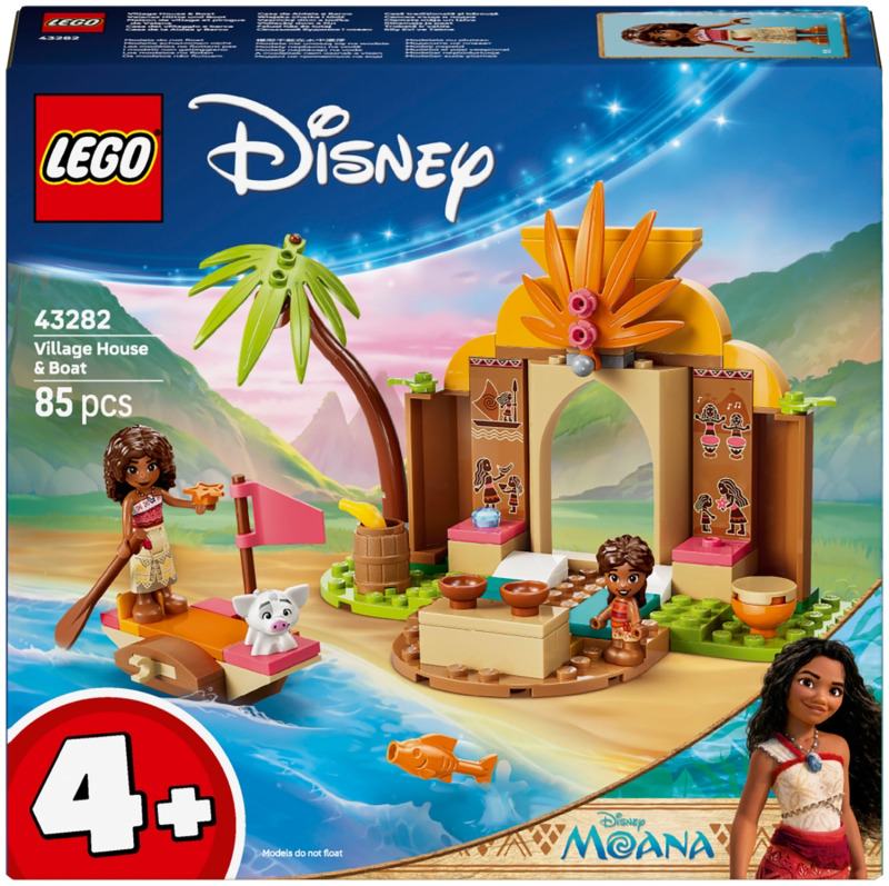 LEGO LEGO® │ Disney 43282 Vesnický dům a loďka