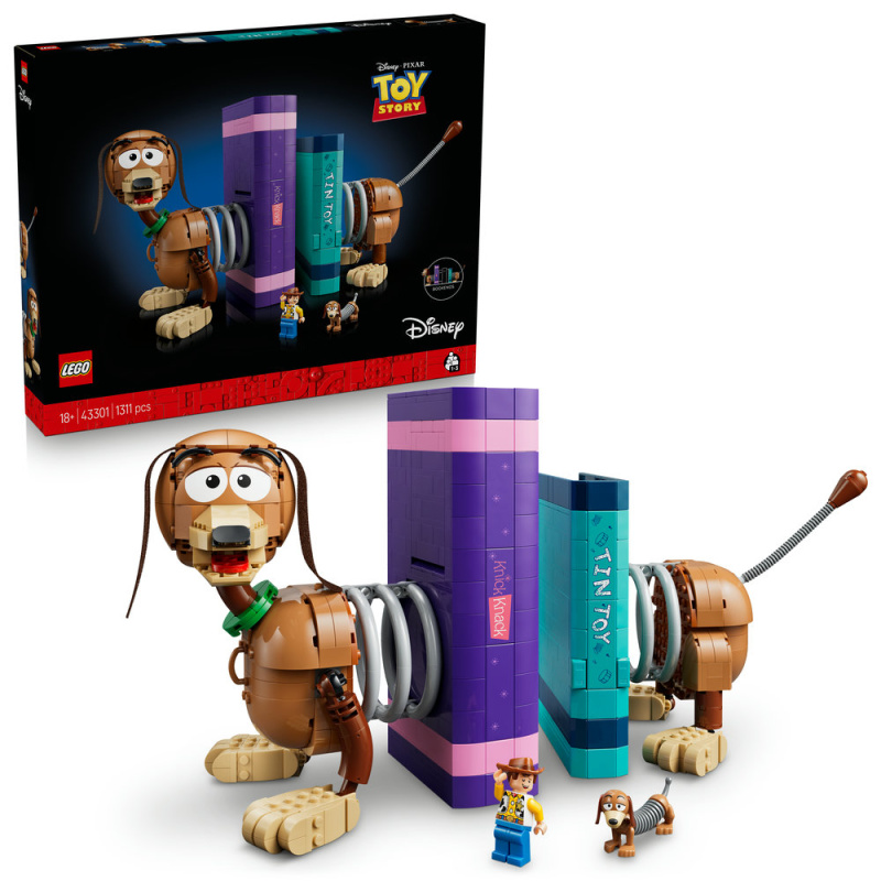 Lego® disney™ 43301 knižní zarážky: slinky z filmu toy story