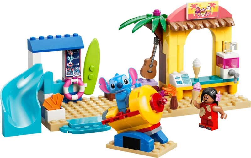 LEGO LEGO® │ Disney 43280 Zábava na pláži s Lilo a Stitchem