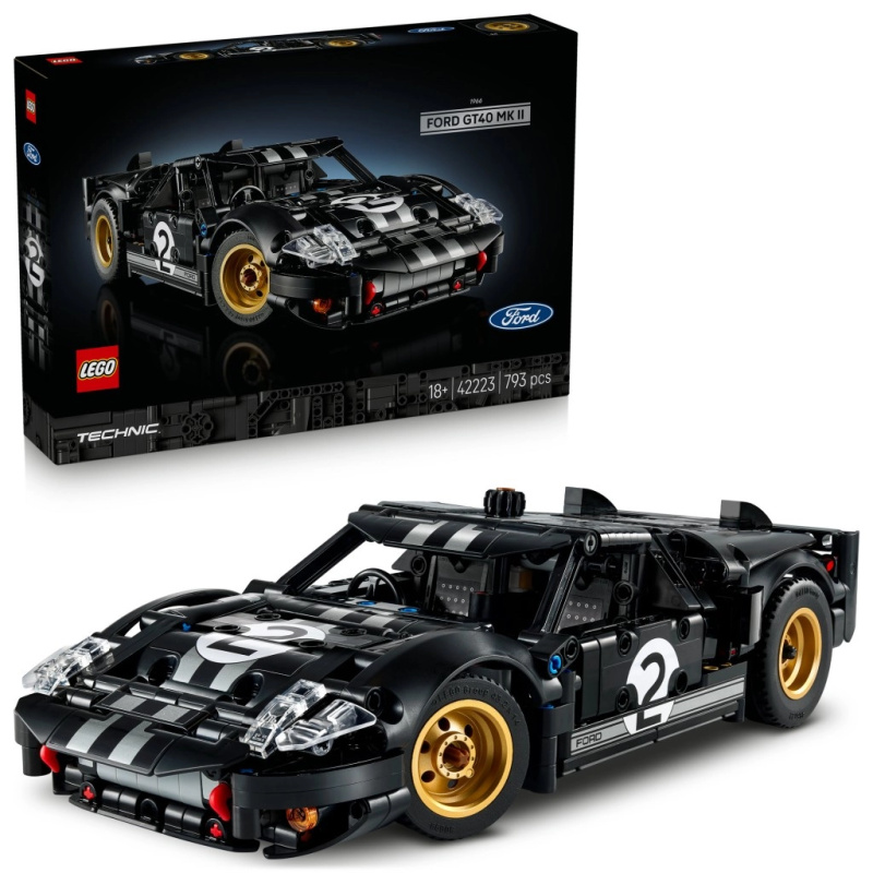 LEGO® Technic 42223 Závodní auto 1966 Ford GT40 MKII