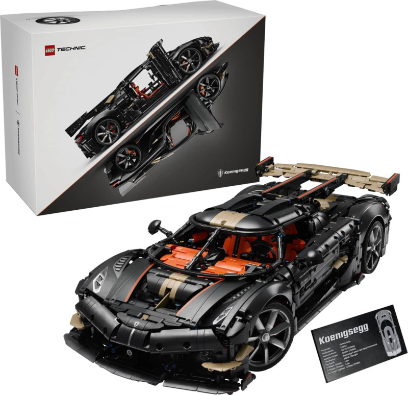 Lego® technic 42232 megacar koenigsegg sadair's spear