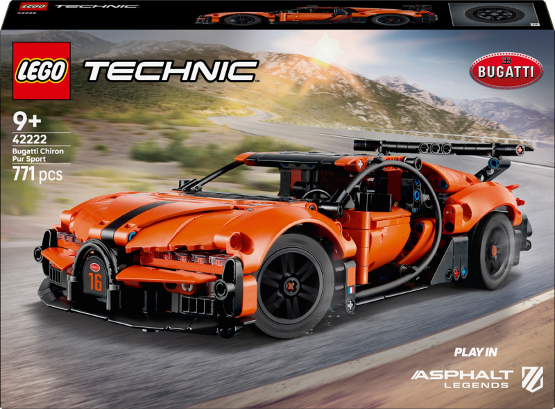 LEGO® Technic 42222 Hyperauto Bugatti Chiron Pur Sport