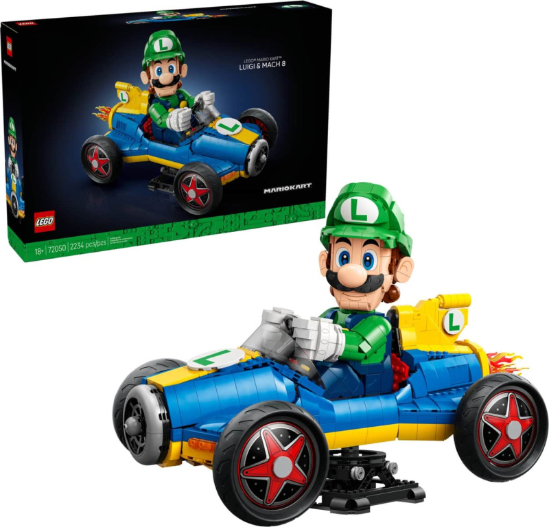 LEGO LEGO® Super Mario™ 72050 Mario Kart™ – Luigi a Mach 8