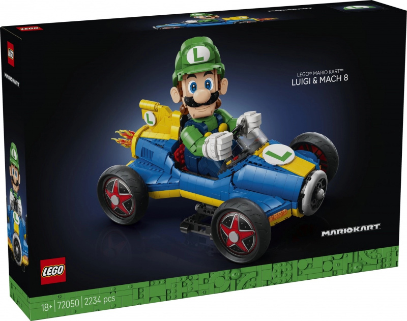 LEGO LEGO® Super Mario™ 72050 Mario Kart™ – Luigi a Mach 8