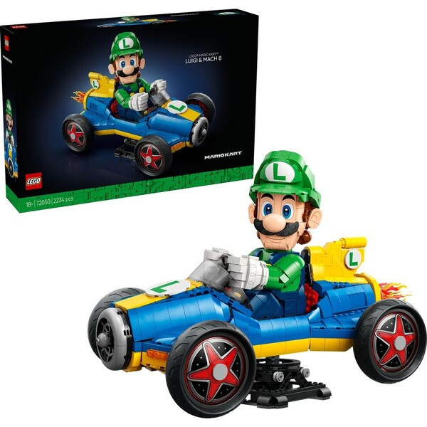LEGO LEGO® Super Mario™ 72050 Mario Kart™ – Luigi a Mach 8