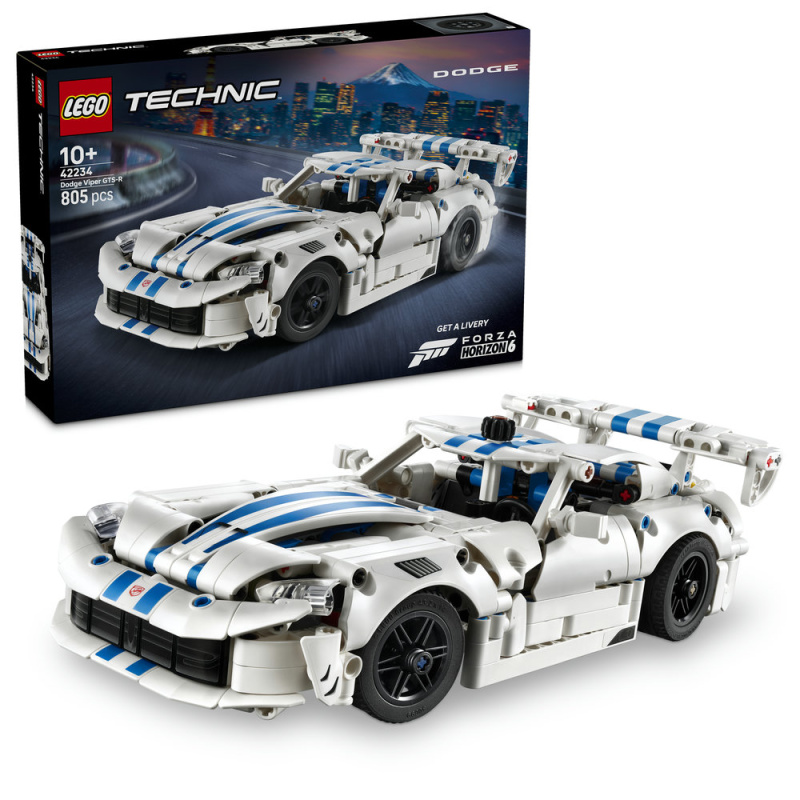 Lego® technic 42234 sportovní auto dodge viper gts-r
