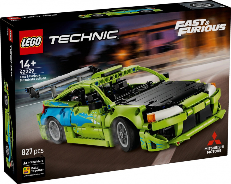 Lego® technic 42229 auto fast and furious mitsubishi eclipse