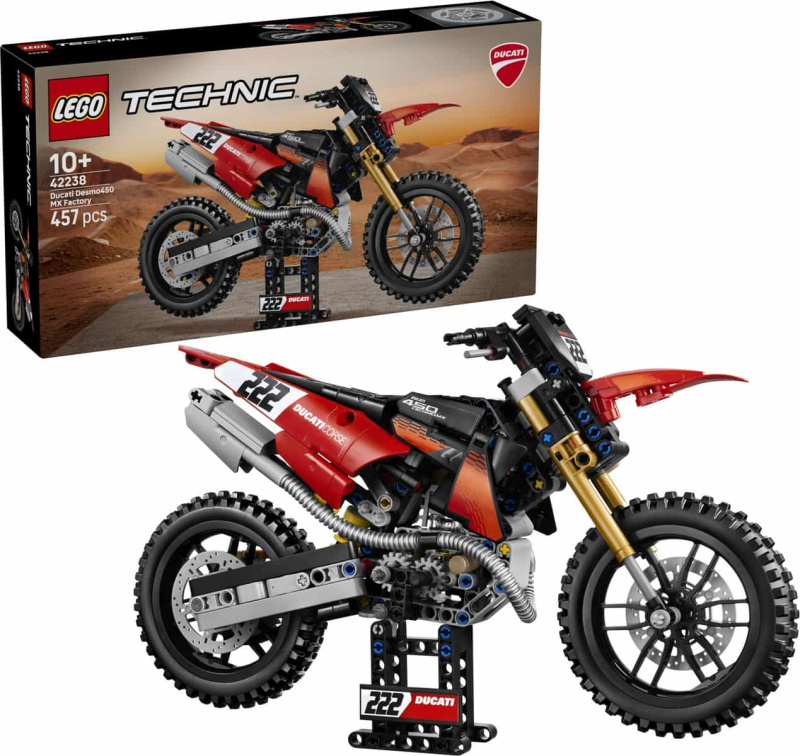 Lego® technic 42238 motorka ducati desmo450 mx factory