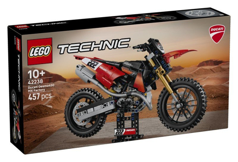 Lego® technic 42238 motorka ducati desmo450 mx factory