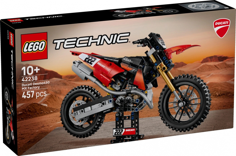 Lego® technic 42238 motorka ducati desmo450 mx factory