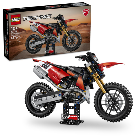 Lego® technic 42238 motorka ducati desmo450 mx factory