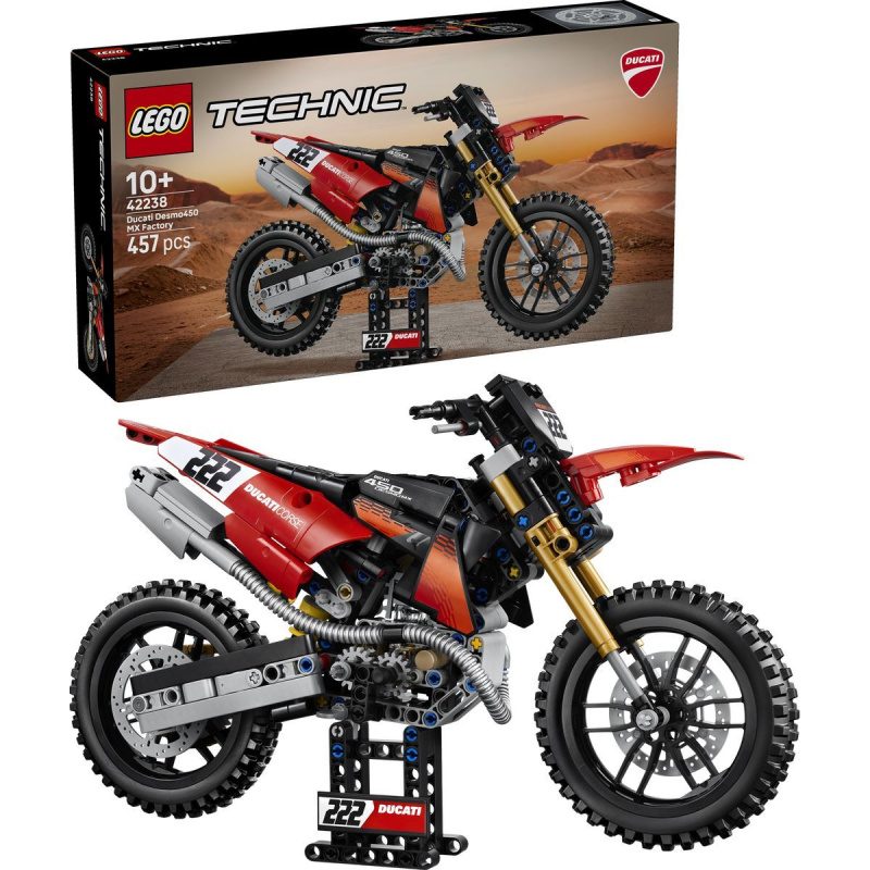 Lego® technic 42238 motorka ducati desmo450 mx factory