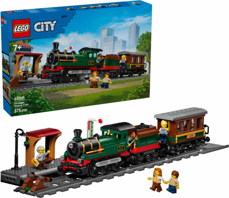 LEGO LEGO® City 60511 Vintage parní vlak