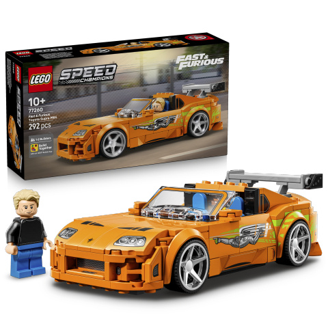 Lego® speed champions 77260 rychle a zběsile toyota supra mk4