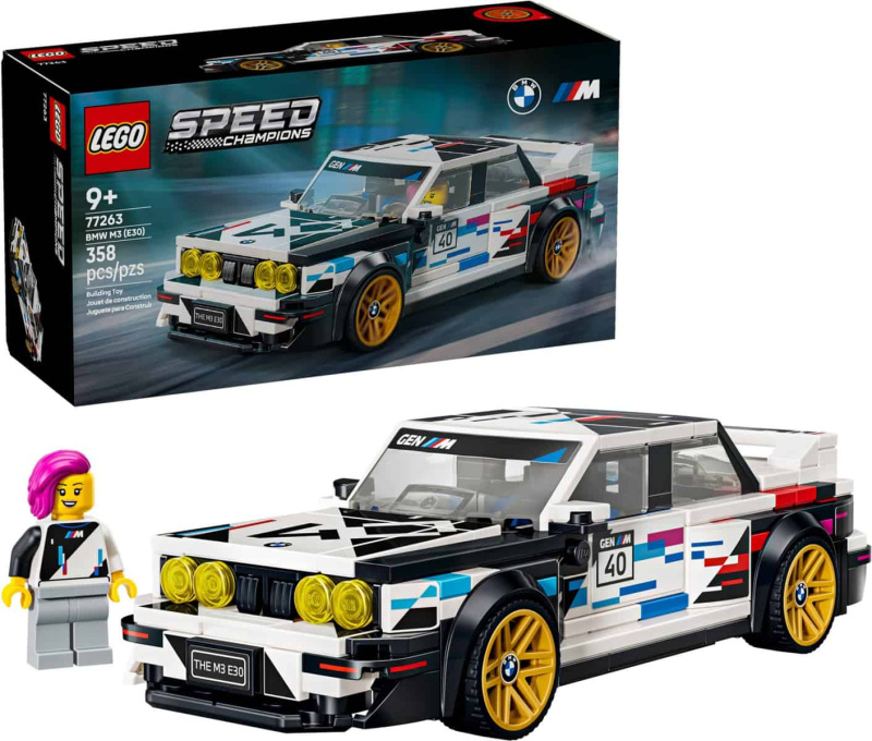 Lego® speed champions 77263 bmw m3 (e30)