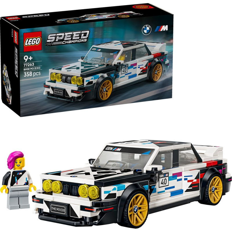 Lego® speed champions 77263 bmw m3 (e30)