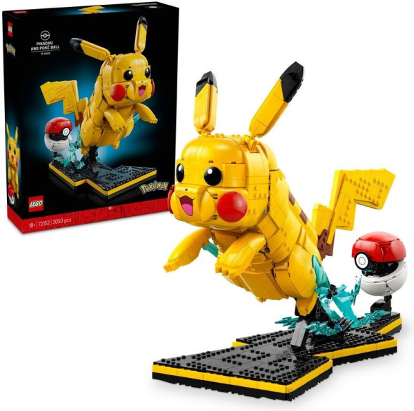 Lego® pokémon™ 72152 pikachu a pokébal