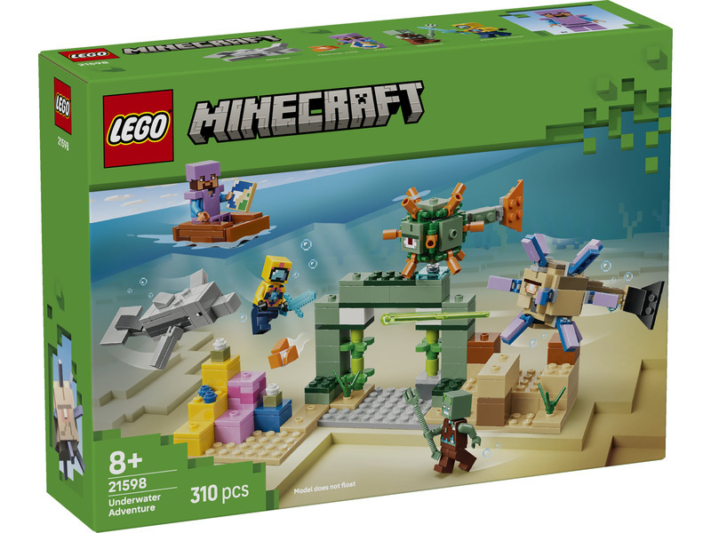 Lego® minecraft® 21598 podmořské dobrodružství
