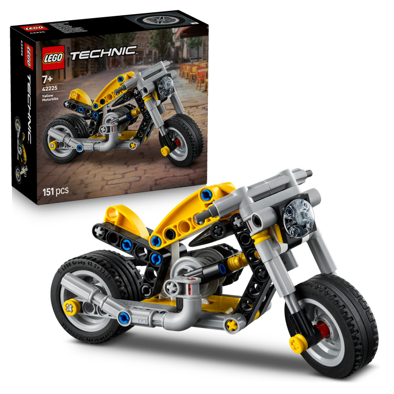 LEGO® Technic 42225 Žltá motorka - hra z kategorie Technic