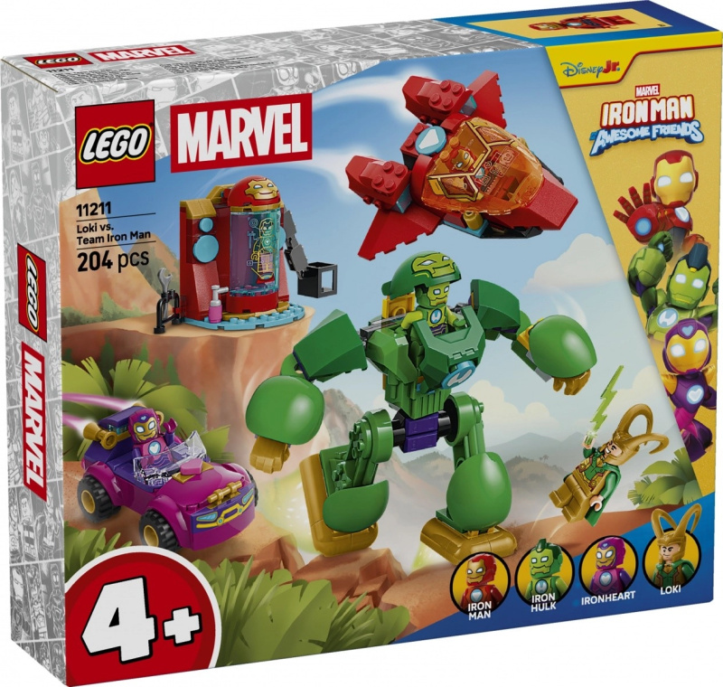 LEGO LEGO® Disney Junior Marvel 11211 Loki vs. Iron Manův tým