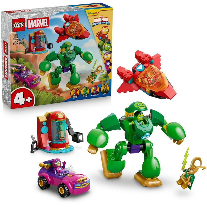 LEGO LEGO® Disney Junior Marvel 11211 Loki vs. Iron Manův tým