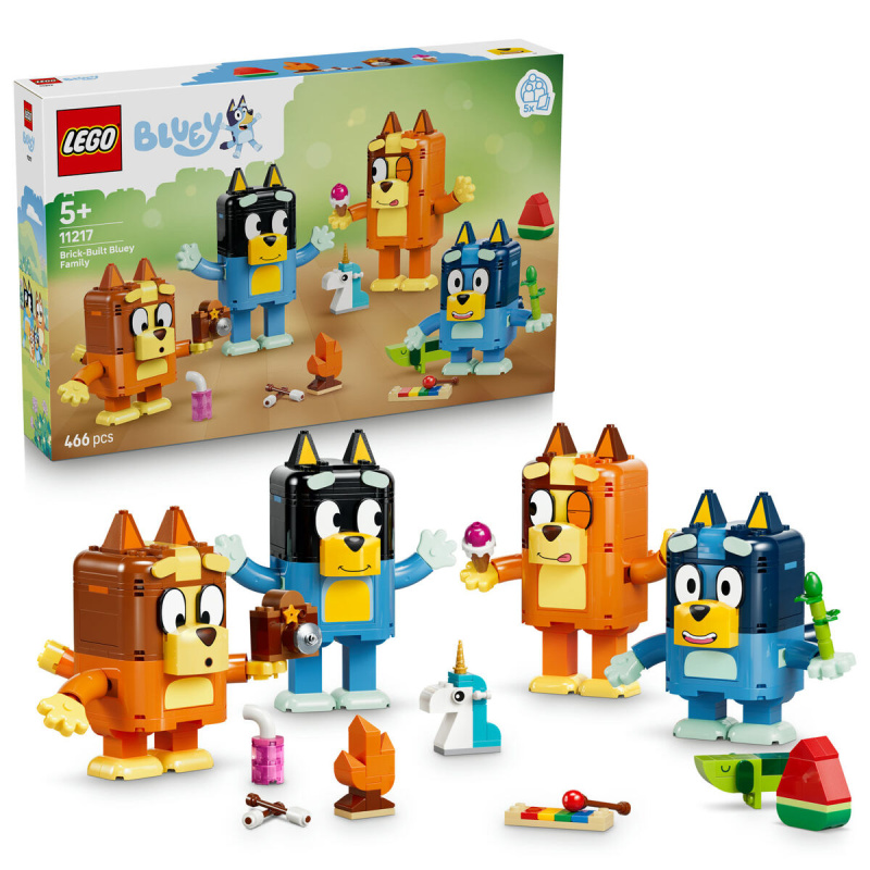 LEGO LEGO® Bluey 11217 Bluey a její rodinka z kostek