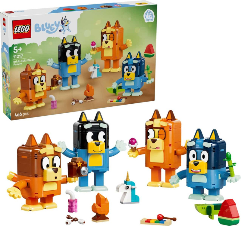 LEGO LEGO® Bluey 11217 Bluey a její rodinka z kostek