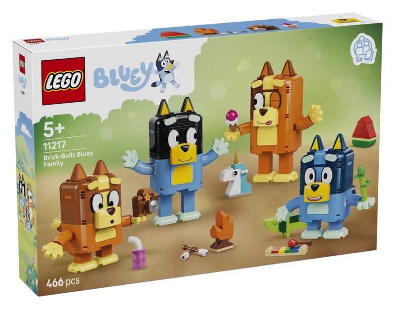 LEGO LEGO® Bluey 11217 Bluey a její rodinka z kostek