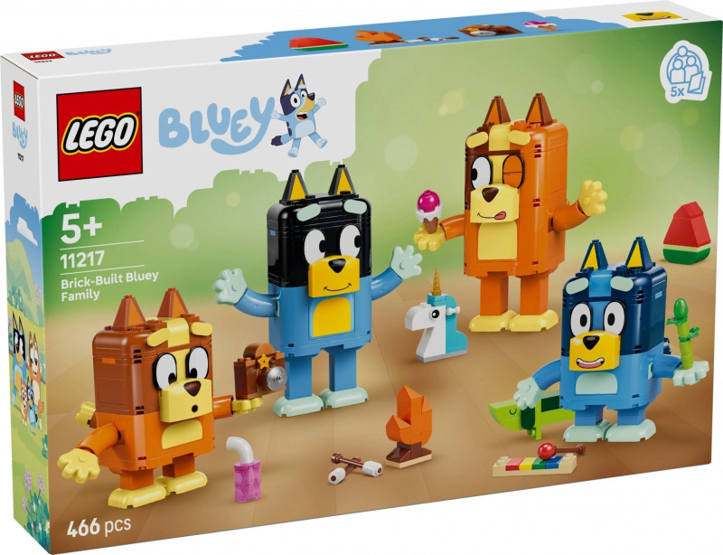 LEGO LEGO® Bluey 11217 Bluey a její rodinka z kostek